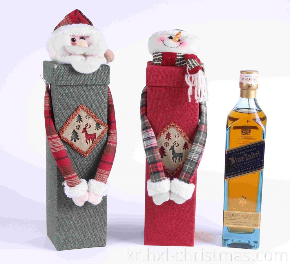 Christmas Wine Bottle Covers